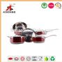 hot new product stainless steel cookware with 9pcs